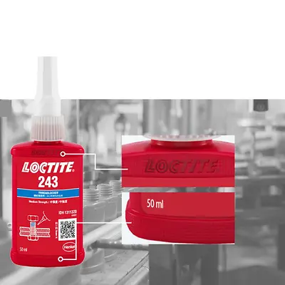 樂泰螺絲固定劑新瓶新增紋理設計