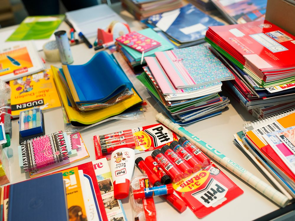 School supplies collected for children at Henkel sites in Germany 