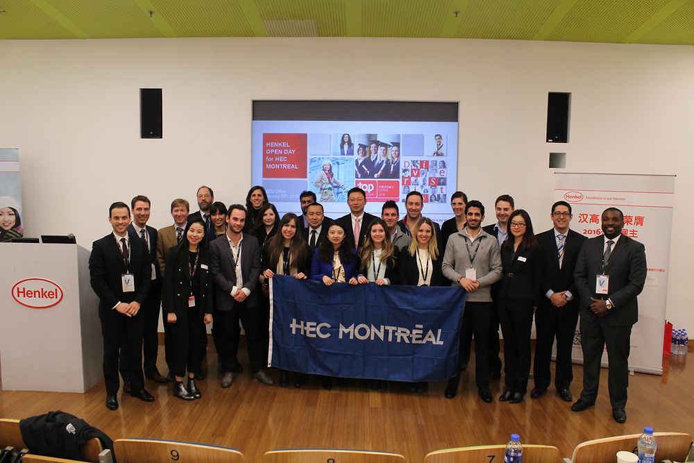 汉高中国开放日欢迎HEC加拿大蒙特利尔高等商学院学生和教授