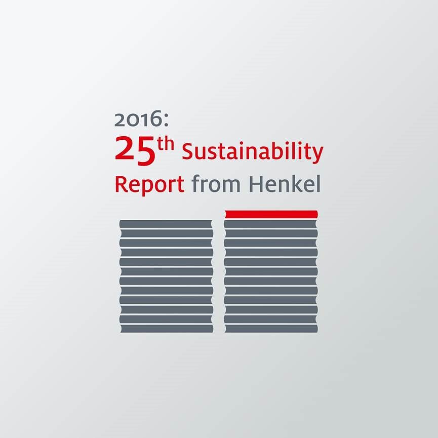 2016 Henkel publishes 25th Sustainability Report
