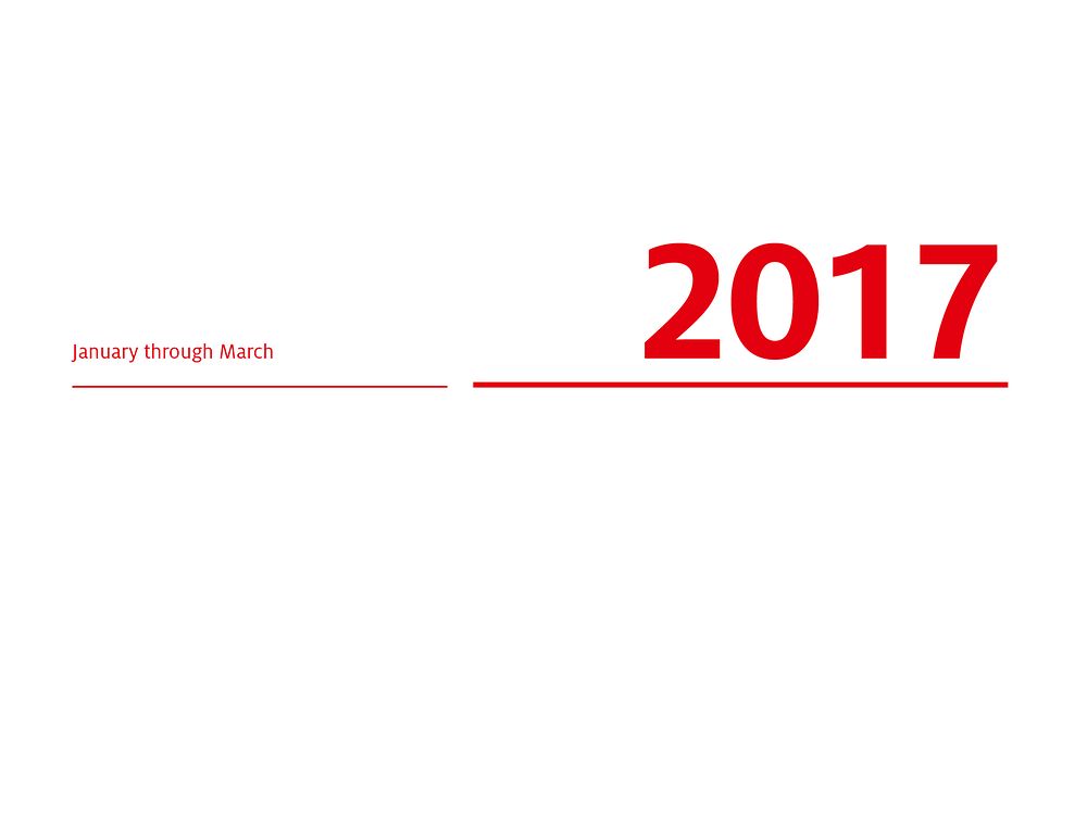 季度财务报告2017第一季度  (封面)
